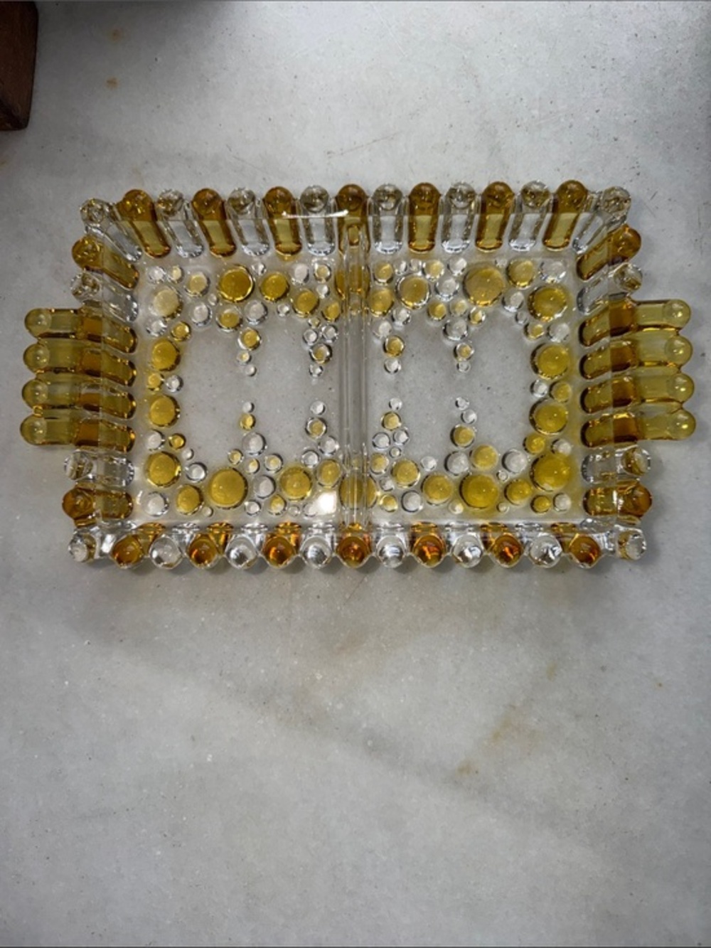 Vintage Walther Glas Bolero Divided Dish